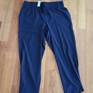 NWT Talbots navy capri joggers w/ pockets